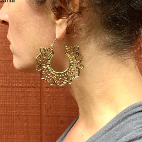 Nikkiwallflower Jewelry - *Devon* Ornate Mandala Earrings